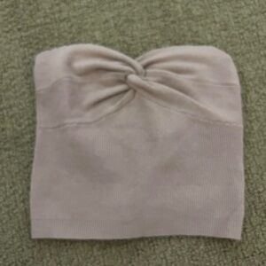 Amazon boutique knit top strapless small